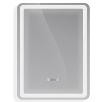 ASIGNATURA Зеркало с подогревом, LED подсветкой и часами Intense 65401800